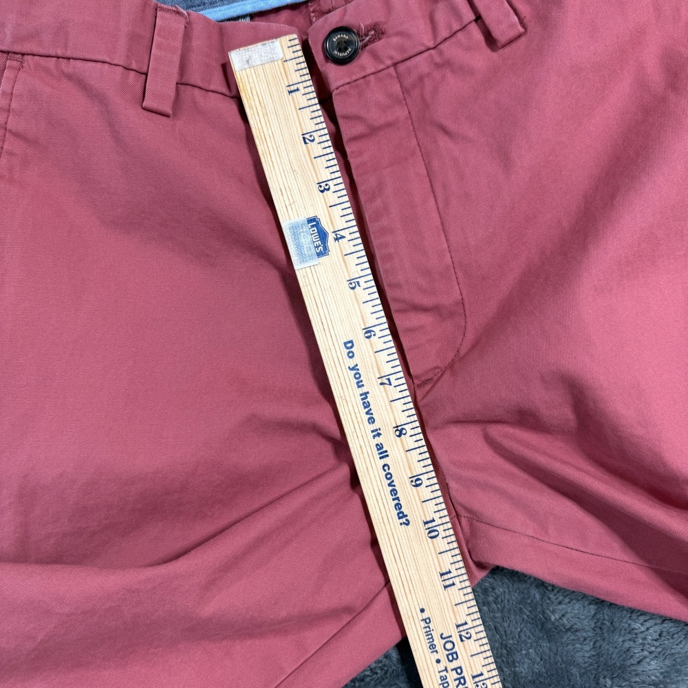 Banana Republic Emerson Chino Mens 32x30 Pink Straight Leg Cotton Pants - Picture 5 of 10